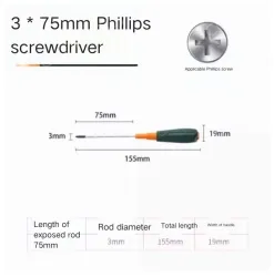 Phillips screwdriver 3*75