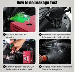 ANCEL S3000 Automotive Detection Tool EVAP Pipeline Leakage Analyzer Smoke Leakage Detector