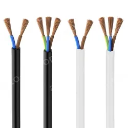 3 cores white Cable 1.5mm Nominal cross-section
