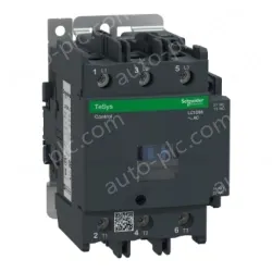 LC1D95M7C TeSys Deca Contactor, 3 Pole (3NO), AC-3/AC-3e, <=440V, 95A, 220VAC, Screw Terminal