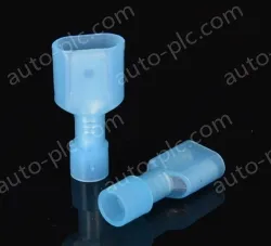 FDFN2-250（Blue male and female）Fully insulated terminal with cold crimp termination