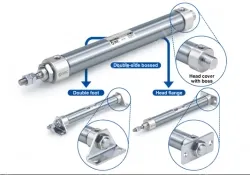 Standard Type Double Acting, Double Rod CJ2W Series &oslash;6, &oslash;10, &oslash;16