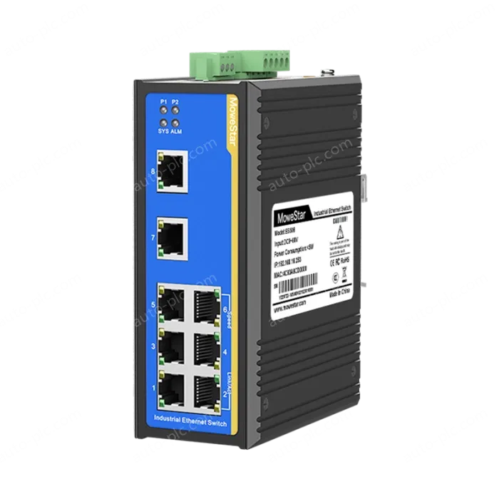 8 Ports 10/100M T(x) Din-Rail Managed Industrial Ethernet Switch