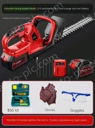 Industrial powerful double-edged 10-cell 5.0Ah one battery and one charge