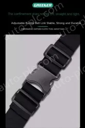 H model: 8 slip pockets/1 hanging ring/1 buckle+belt