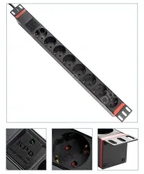 8-digit European standard + lightning protection * 2 meters cable