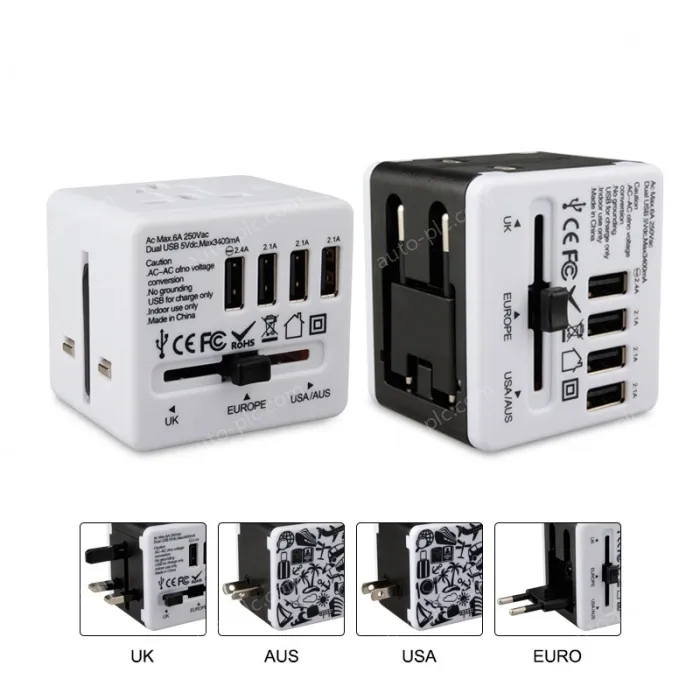 Gifts Hot sales travel adapter KRUSB-WLG3333B