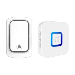 Long distance battery free self generating wireless doorbell, no need for punching or wiring, can set partition ringtones