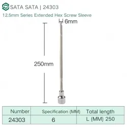 Dafei 6mm with a total length of 250mm-24303