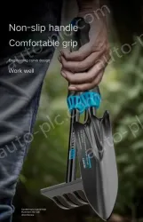 Gardening three-pronged shovel