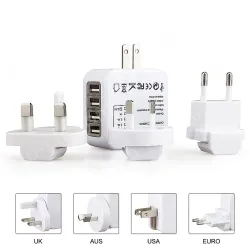 B2C hot sale Travel adapter multi socket for global use KRUSB-WLG3336B
