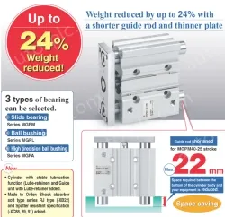 Compact Guide Cylinder MGP Series MGPM25-70Z