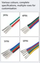 LED light connecting cable 16AWG*8 and (26/0.254TS)