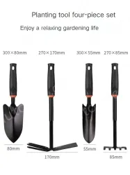 Army green five-tooth harrow