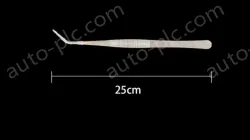Stainless steel tweezers Curved tip (thick) 20cm