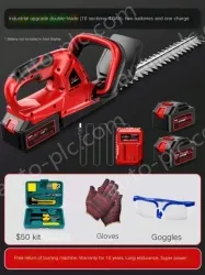 Industrial upgrade double-edged 10-cell 4.0Ah two batteries and one charger