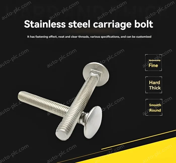 Big head carriage bolt M6*60