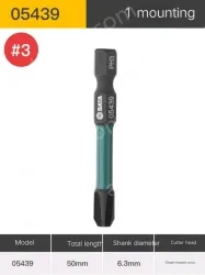 Single Head Cross #3 Full length 50mm-05439