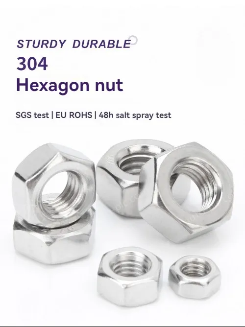 External hexagon nut 201 stainless steel-M16