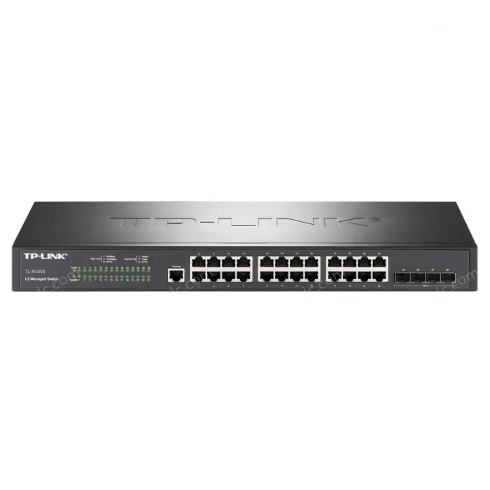 24 Gigabit RJ45 ports, 4 Gigabit SFP+ ports Layer 3 network management switches