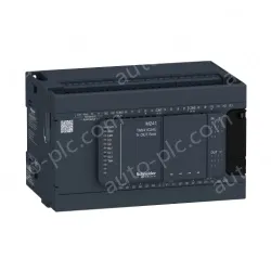 TM241C24U Logic controller, Modicon M241, 24 IO transistor NPN