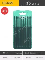 10Pcs single head cross #3 with a total length of 150mm-05465