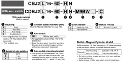 With End Lock CBJ2 Series &oslash;16