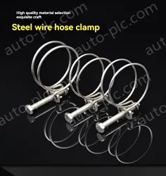 Double steel wire hose clamp 201 material 34-38*2 [wire diameter]