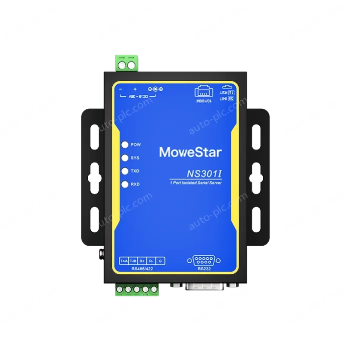 1 Port RS232/485/422 Serial to 100M Ethernet Opto-isolated Server