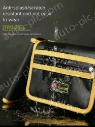 Middle pocket economic thickened waist bag (yellow and blue edge random)