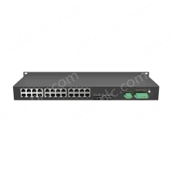 2 Ports 100M FX + 24 Ports 10/100M RJ45 Rack-mount Managed Industrial Ethernet Switch