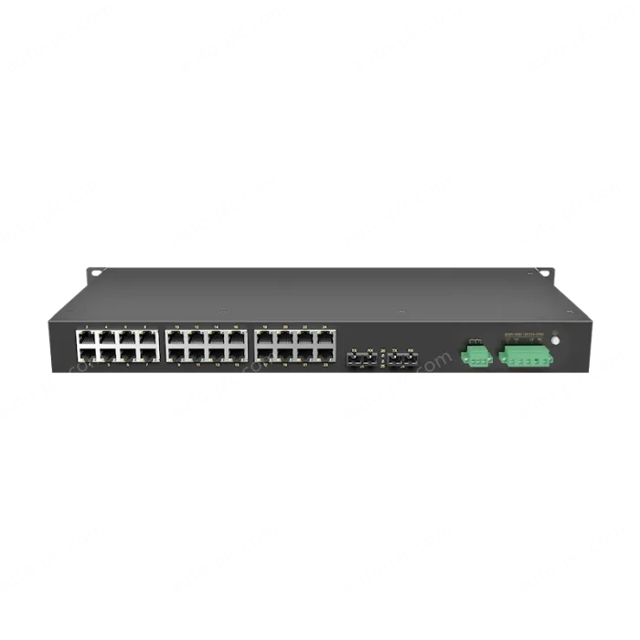 2 Ports 100M FX + 24 Ports 10/100M RJ45 Rack-mount Managed Industrial Ethernet Switch