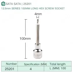 Dafei 4mm with a total length of 100mm-25201