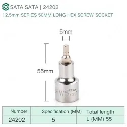 Dafei 5mm with a total length of 55mm-24202