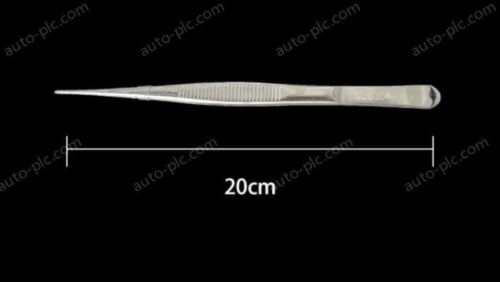 Stainless steel tweezers Straight tip (304 models) 20cm