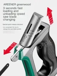 8/10/12 Adjustable Hacksaw Stand Contains 6 carbon hacksaw blades