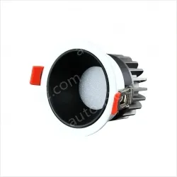 Downlight model: 7W black cup with 75mm opening 4000K OSRAM chip + Zeford drive