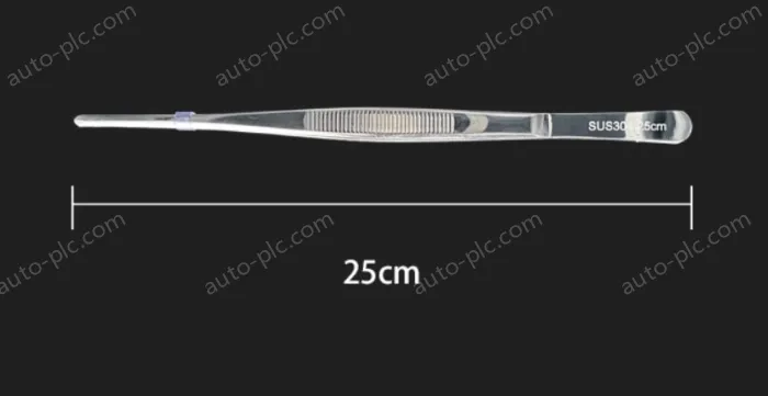 Stainless steel tweezers Straight round head (304 models) 25cm