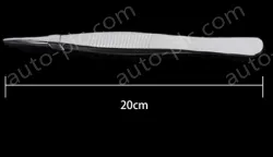 Stainless steel tweezers Straight tip (thick) 20cm