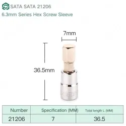 Xiaofei 7mm with a total length of 36.5mm-21206