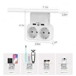 Germany plug Outlet Shelf