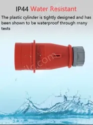 16A4-pole 400V surface mount plug