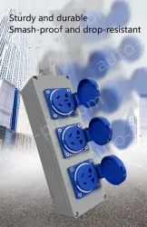 ZG-3 holes 16A single panel without bottom box