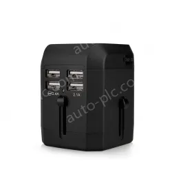 Universal travel adapter with 4 USB KRUSB-WLG3319B
