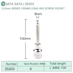 Dafei 6mm with a total length of 100mm-25203