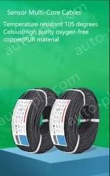 5 core 4 core 2 core sensor cable 20 AWG 3 pole