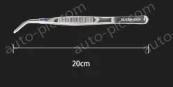 Stainless steel tweezers Curved round head (304 models) 20cm