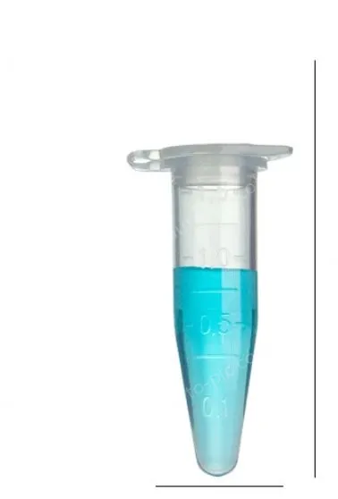 500 1.5 ml centrifuge tubes (large cap thickened at the conical bottom).