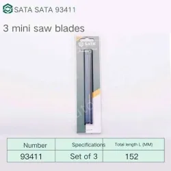 93411/3 Piece Mini Saw Blade 6"