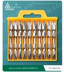 10 pieces of 65mm double truncated double ten